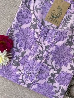 Alternative view of "Paridhi" Buttoned Cotton Kurta