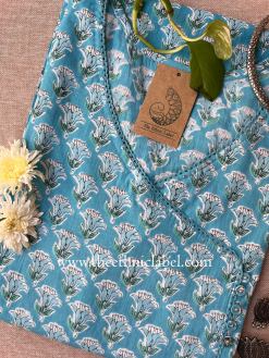 Alternative view of "Aanandi" Angrakha Cotton kurta - Big Size