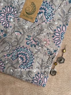 Alternative view of "Mili" Angrakha Cotton kurta