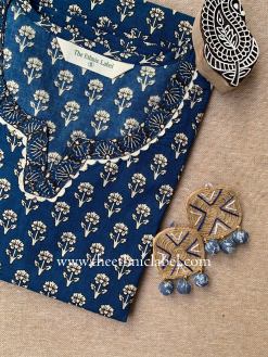 Alternative view of "Gehna" Laced Cotton kurta