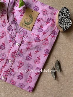 Alternative view of "Chirmi" Hand Block Printed Cotton kurta